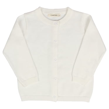 TopLLC Baby Boys Girls Cardigan Sweaters Button-Down Basic Crew Neck Solid Cardigan Toddler Cotton Knit Sweater