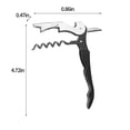 thumbnail image 3 of Dvkptbk Waiters Wine Key for Servers, Bartender with Foil Cutter, Manual Wine Bottle Opener Double Hinged Bottle Opener Home Essentials, 3 of 6