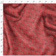 thumbnail image 4 of Soimoi Poly Georgette Fabric Floral Love Text Print Fabric by the Yard 52 Inch Wide, 4 of 5