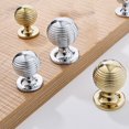 thumbnail image 3 of Suyin Queen Anne Reeded Door Knob Beehive Cabinet Knobs Solid Brass Material, 3 of 9