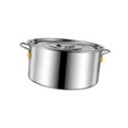 thumbnail image 1 of Luzkey 3.5L Stainless Steel Soup Pot, Multipurpose Cooking Pot with Large Wide Handles, Suitable for All Stoves, 1 of 8
