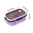 thumbnail image 3 of Meitianfacai Bento Box for School, Lunch Box for Kids, Portable Plastic Partition Integrated Lunch Box Multifunctional Light Food Bento Box on Clearance, 3 of 6