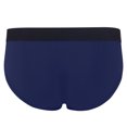 thumbnail image 3 of Birdeem Mens Household Fallow Ventilate Polyester Underwear Solid Color Open Briefs, 3 of 9