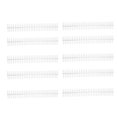 thumbnail image 2 of 10pcs Comb Binding Spines, Large Capacity Durable Book Part For Teacher Student Notebook File Making, 2 of 8