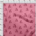 thumbnail image 2 of oneOone Polyester Lycra Fabric Branch & Owl Block Printed Craft Fabric BTY 56 Inch Wide, 2 of 4