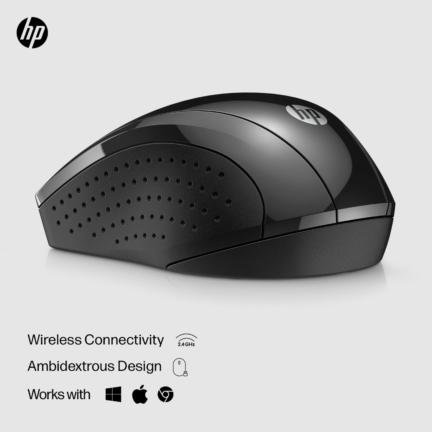 Souris sans fil HP 221 – Noir