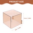 thumbnail image 2 of SHOWERORO 6Pcs Plastic Drawer Organizer Divider for Home Vanity Closet Socks and Sundries Storage, 2 of 7
