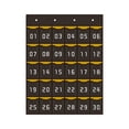 thumbnail image 2 of Wisewang Sturdy Classroom Pocket Chart Organizer Holds Cellphones Sundries And Calculators With Open Access Sturdy And Durable. Gray 30 Pockets, 2 of 6