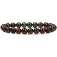 thumbnail image 1 of Bracelet Extensible Unisexe en Perles Rondes 8 mm en Fer Tigre Naturel, 1 of 5