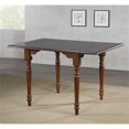 thumbnail image 3 of Andrews 48-in Rectangle Drop Leaf Dining Table Antique White/Chestnut Brown Wood, 3 of 6