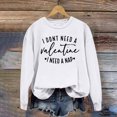 thumbnail image 1 of Meichang Sweat-Shirt pour Femmes, Chemise de la Saint-Valentin, Manches Longues, Cœur d'Amour, Imprimé Tendance, Col Rond, Décontracté, Printemps, 1 of 6