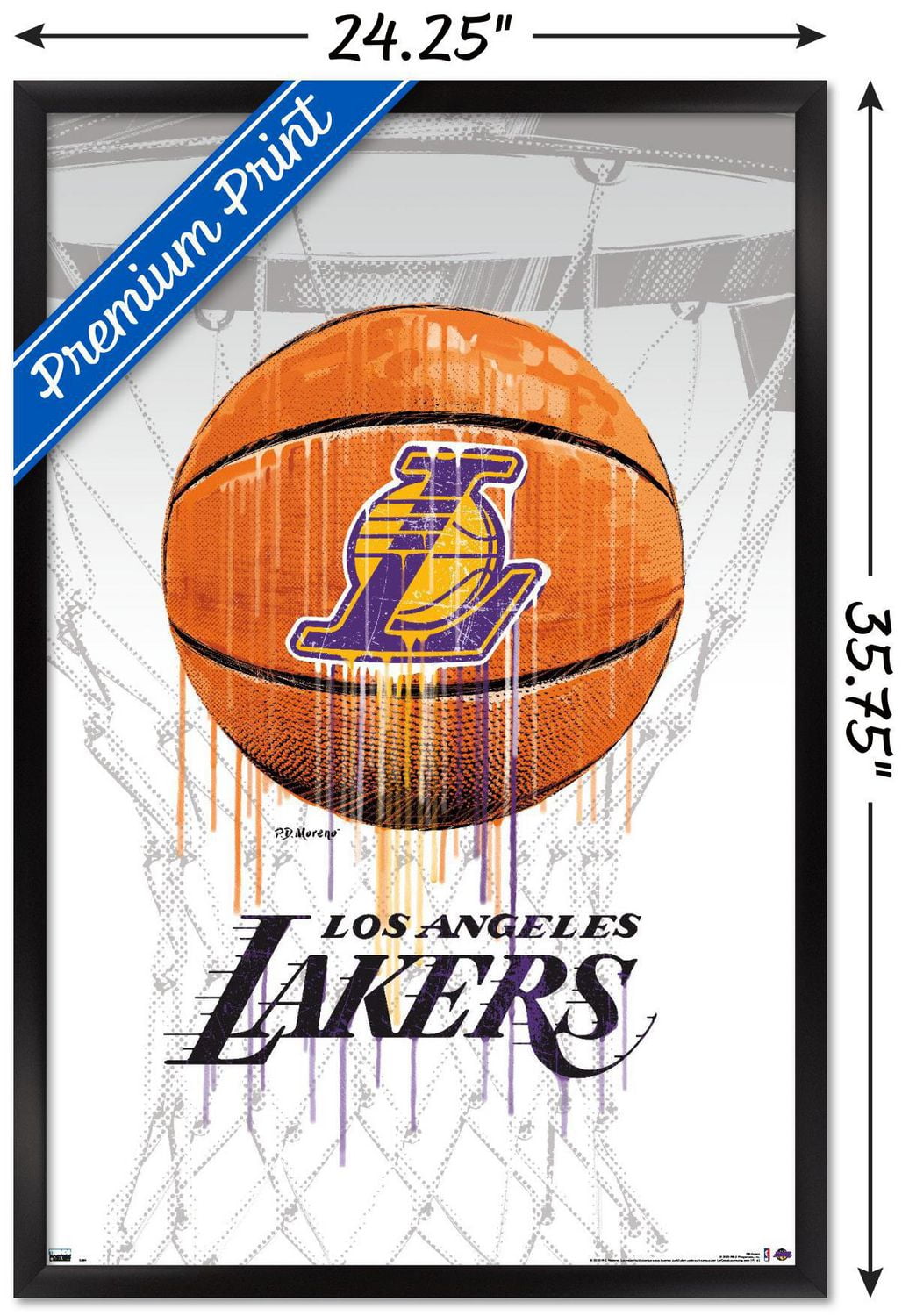 NBA Los Angeles Lakers - Ballon goutte à goutte 20