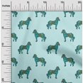 thumbnail image 1 of oneOone Cotton Silk Fabric Horse Block Printed Craft Fabric BTY 42 Inch Wide, 1 of 4