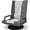 Grey, variant on Gymax Gaming Floor Chair Folding Lazy Sofa 6-Position Adjustable Swivel w/Armrest Blue
