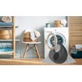 thumbnail image 2 of Ahgly Company Machine Washable Indoor Round Transitional Silver Gray Area Rugs, 5' Round, 2 of 7