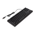 thumbnail image 1 of Mechanical Keyboard, Curved Keys Backlight 87 Keys USB Wired Keyboard  For Computer, 1 of 8