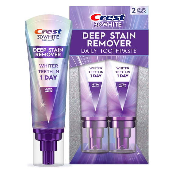 Crest Dentifrice 3DWhite Éliminateur de Taches Profondes Ultra Blanc