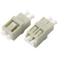 thumbnail image 1 of Unique Bargains 2 Pcs Coque Grise mm Connecteur Fibre Optique Duplex LC à LC, 1 of 1