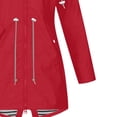 thumbnail image 3 of Heliisoer Manteau Décontracté pour Femme Uni Extérieur Grande Taille à Capuche Coupe-Vent Ample, 3 of 4