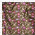 thumbnail image 4 of Soimoi Brown polyester Crepe Fabric Leaves & Floral Artistic Fabric Prints By Yard 42 Inch Wide, 4 of 5