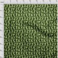 thumbnail image 4 of oneOone Velvet Green Fabric Abstract Sewing Material Print Fabric By The Yard 58 Inch Wide, 4 of 4