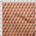 thumbnail image 4 of oneOone Rayon Orange2 Fabric Geometric Sewing Craft Projects Fabric Prints By Yard 56 Inch Wide, 4 of 4