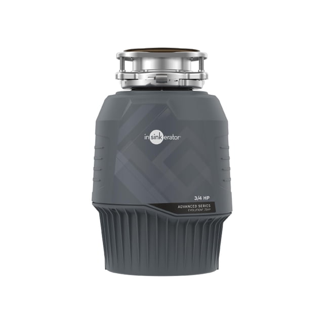 InSinkErator EVOLUTION 0.75HP 3/4 HP Advanced Series EZ Connect Continuous Feed Food Waste Garbage Disposal Gray