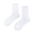 thumbnail image 1 of Duoif Chaussettes pour Femmes, Chaussettes Unies Mi-Hautes Légères et Fines Printemps et Été Multicolores Quatre Saisons Chaussettes Douces Chaussettes pour Femmes Blanches, 1 of 1