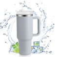 thumbnail image 1 of Ochapa 40 oz Tumblers Tumbler with Handle and Straw, Travel Mug for Car, 2-in-1 Lid Stainless Steel, 1 of 6