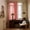 Red, variant on Woven Curtain Semi Sheer Light Blocking 63x55 Inch Curtain Panel Polyester Drapes for Living Room Bedroom Balcony Window Treatment One Panel