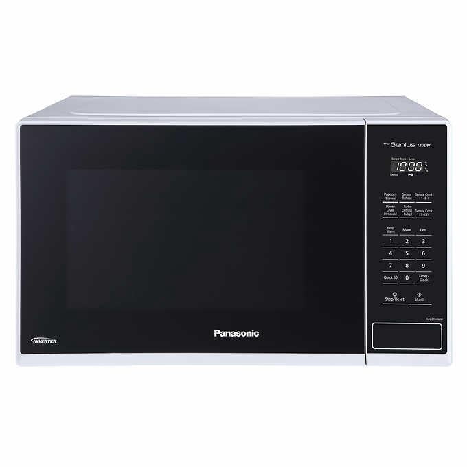 Panasonic 1.3 cuft 1200 Watt Inverter White Microwave
