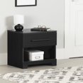 thumbnail image 1 of South Shore Primo 1-Drawer Nightstand for Adult, in Black Oak, 1 of 11