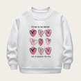thumbnail image 1 of Cowsor Chandail de la Saint-Valentin pour Femmes, Mignon Cœur d'Amour, Graphique, Manches Longues, Chandails Décontractés à Col Rond, Hauts, 1 of 5