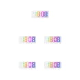 thumbnail image 1 of relayinert Colorful Digital Numbers For Easy Reading Large Display Screen Double Placement 8009D  WhiteOuter 5Set, 1 of 6