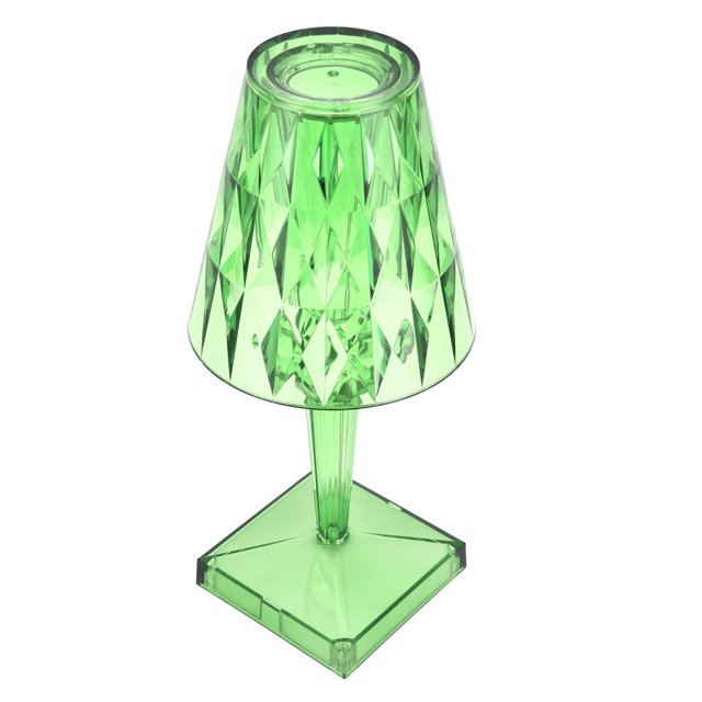 Tbest Crystal Table Light, Prism Desk Lamp Three Gears Adjustable Beautiful Transparent Prism For Gifts For Bar Hotel For Home For Decoration