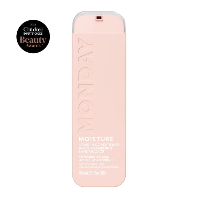 MONDAY Haircare MOISTURE Leave in Conditioner with Hyaluronic Acid, Jojoba & Almond Oil, Shea Butter& Wheat Protein for Dry & Dull Hair