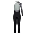 thumbnail image 4 of RUNQHUI Leotard Gymnastic for Girls One Piece Color Block Ballet Dance Jumpsuit Tumbling Skating Gray 8, 4 of 7
