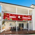 thumbnail image 2 of Coofit Christmas Outdoor Banner Creative Hanging Cartoon Santa Banner Yard Sign Banner, 2 of 10