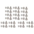 thumbnail image 2 of Filfeel 20Pcs Round Head Solid Copper Nail Rivet Button 7x5mm DIY Round Head Stud Spot Screwback For Leather Craft Decoration Bag Shoes Repairs(Bronze ), 2 of 8