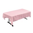 thumbnail image 1 of LA Linen Nappe Rectangulaire en Polyester 60 par 84 Pouces, Rose Clair, 1 of 1