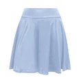 thumbnail image 5 of LNGOOR Jupe Patineuse Mini Plissée Extensible Décontractée pour Femmes avec Shorts Basique Polyvalente Taille Haute, 5 of 5