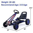 thumbnail image 2 of Costway Kart à Pédales pour Enfants à 4 Roues, Voiture de Course, Jouet de Plein Air, 2 of 7