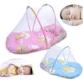 thumbnail image 2 of Portable Folding Travel Crib Mosquito Net With Pillow Baby, 2 of 4