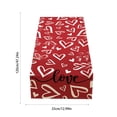 thumbnail image 3 of Boovnll Valentines Day Table Runner, 13x47" Valentine's Day Printing Table Runner, Valentines Table Runner for Holiday Kitchen Dining Table, Party Decor, Valentines Day Decorations, 3 of 6