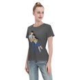 thumbnail image 4 of T-Shirt Basique à Manches Courtes pour Femmes Conan and Xiaolan, 4 of 6