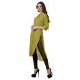 thumbnail image 4 of Moomaya Kurti Indienne Imprimée Tunique en Coton pour Femme Col Mandarin Kurta Longueur Genou, 4 of 6