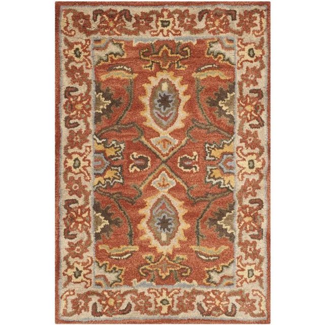 Safavieh Heritage Tapis Traditionnel Rouille - 2 Pieds x 3 Pieds