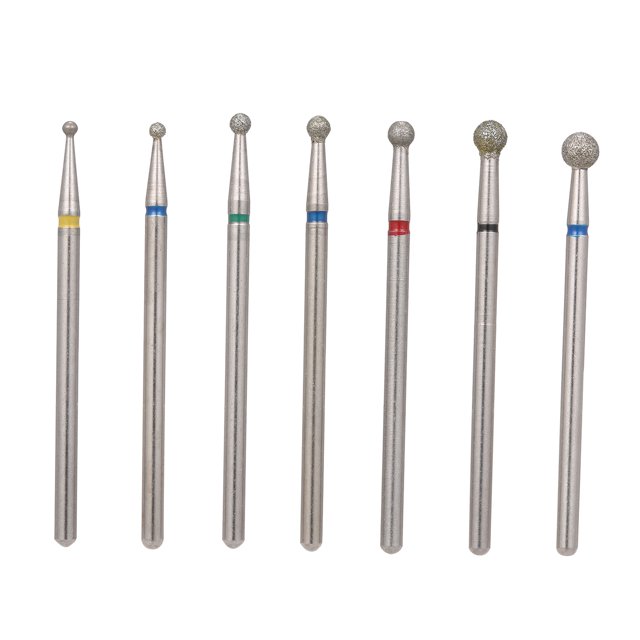 7 Pcs / Ensemble Forets Électriques à Clous Diamant Meules de Meulage