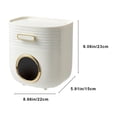 thumbnail image 3 of Weekly Deals! Gspmoly Toilet Tissue Holders Bathroom Tissue Box Toilet Paper Box Wall Hanging Bathroom Watertight Punch- Toilet Paper Roll Storage Rack Weekly Deals, 3 of 8