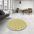 thumbnail image 4 of Ahgly Company Tapis d'Intérieur Lavables à la Machine à l'Intérieur, Rectangle Transitionnel Doré Foncé, 3' x 5', 4 of 7
